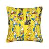 Pillow Case S-Simpsons Cartoon Characters Group Design Pillow Cover For Wedding Party Home Decor Vintage Pillowcases