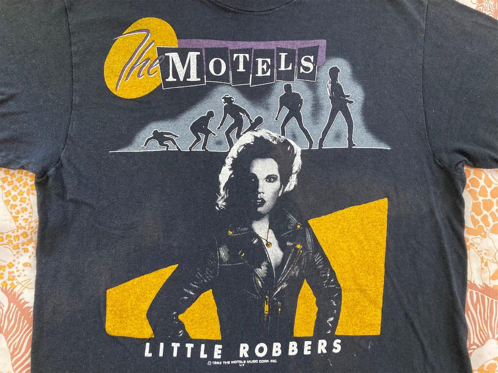 

ВИНТАЖНАЯ Футболка The Motels Little Robbers Все Размеры S -5XL AR1559 Унисекс Футболка S