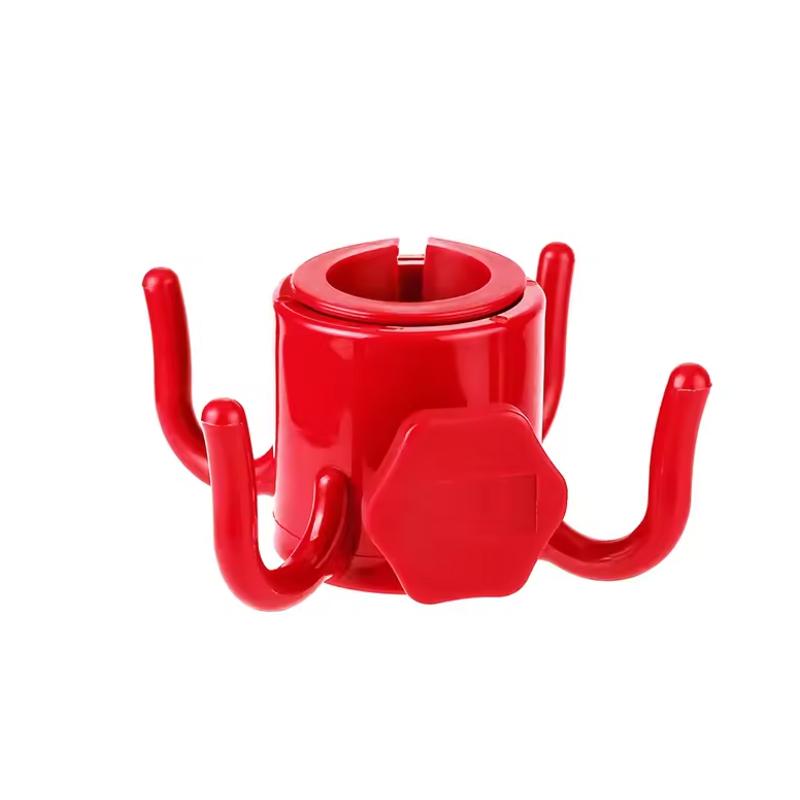 Beach Sunshade Umbrella Hook Hanging Rack Solid Color 4 Prongs Outdoor Camping Trip Clasp For Towels Bags Hats Sunglasses-1/2Pcs