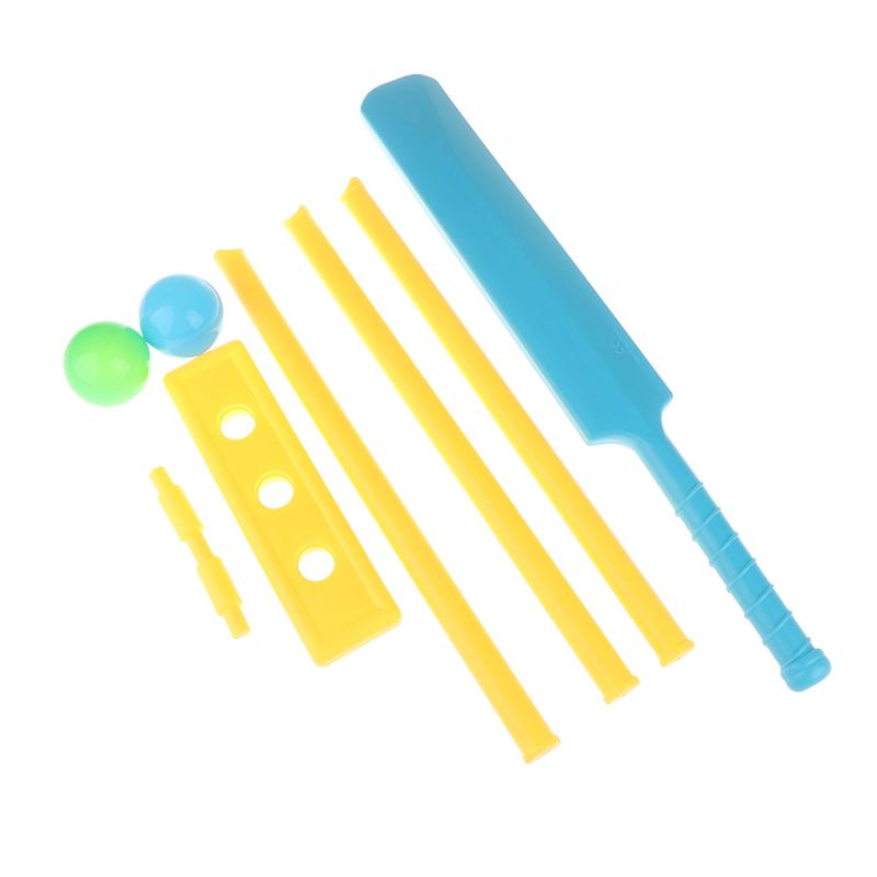 Kids Cricket Set Parent-Child Interaction Beach Games Croquet Paddles Hard Board Cricket Play Toys Pp Exercise Sports Equipment