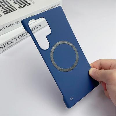 Ultra Thin Matte Frameless for Magsafe Case for Samsung Galaxy S26 Ultra S26 Pro S25 Edge Plus S24 FE S23 S22 S21 S20 Magnetic Wireless Charge Cover