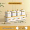 Moisture-Proof Seasoning Box Set: Sealed Spice Jars & Multi-Compartment Storage