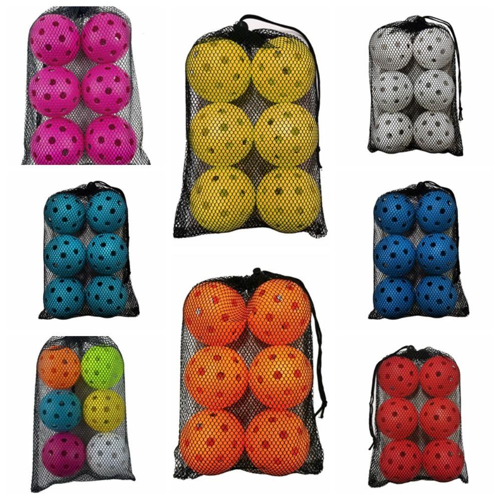 High Visibility 74mm Pickleball Good Performance 40 Holes Pickleball Outdoor Courts