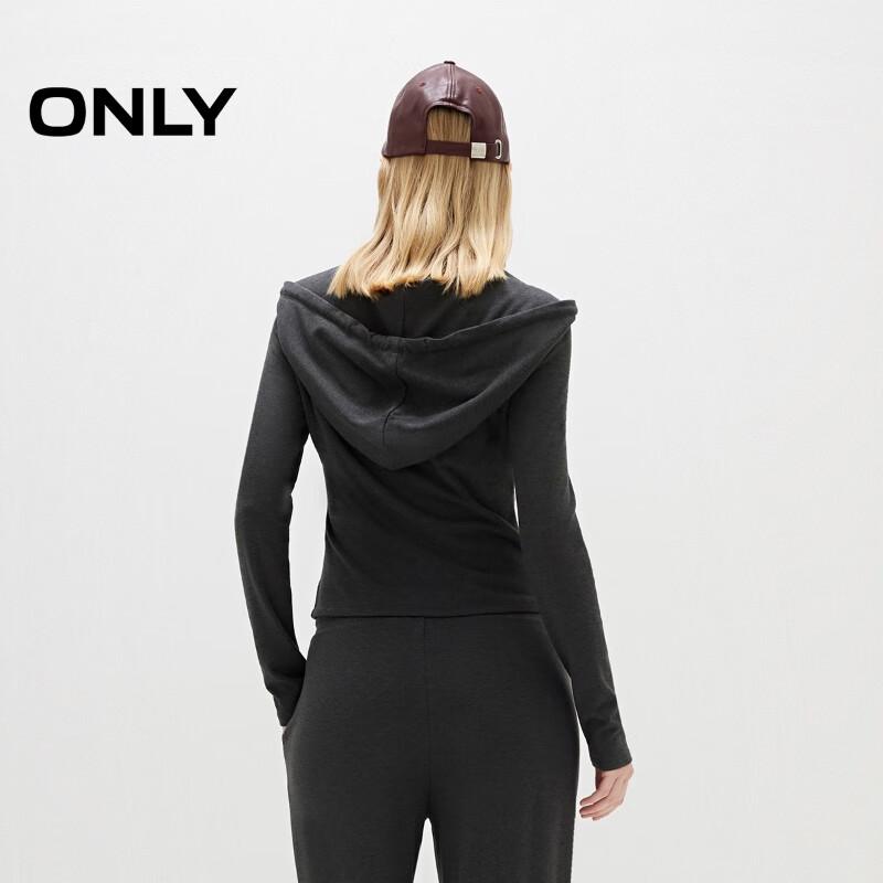 ONLY Women's Faux Two-Piece Hooded Sweatshirt