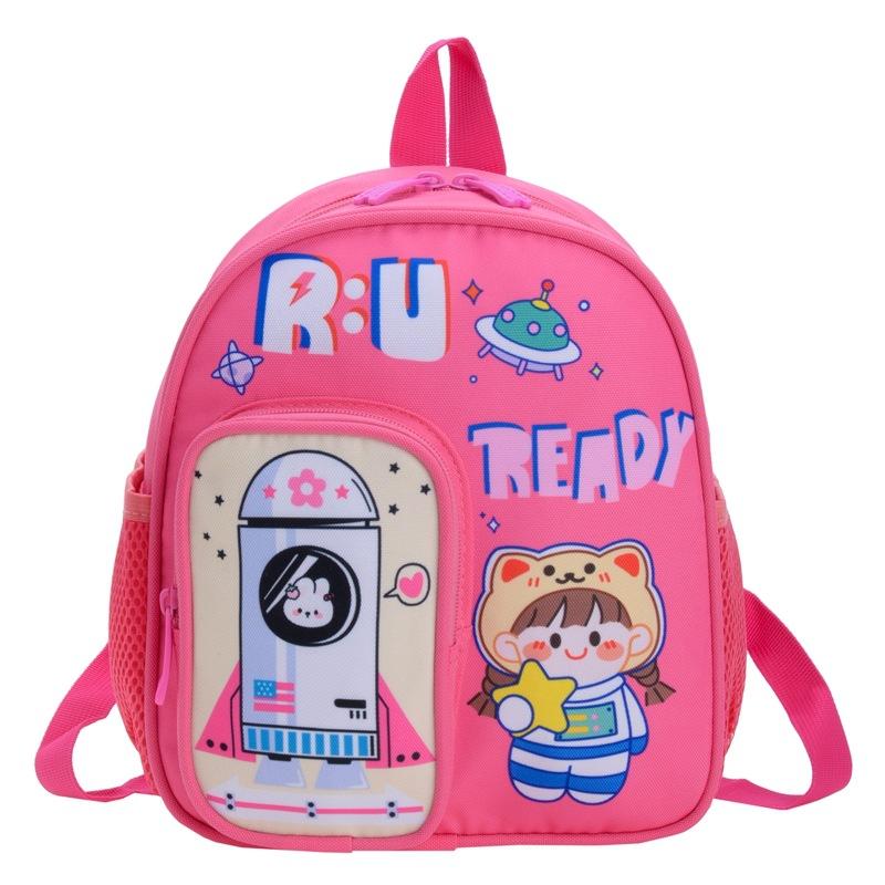 Cute Baby Backpack Cute Cartoon Kindergarten Primary School Student Schoolbag Foreign Style Printing Boys And Girls Backpack