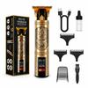 Kabelloser Haarschneider und Bartschneider mit goldenem LED-Display Modell Dragon von Becker