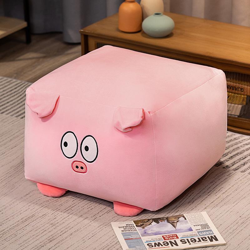 

Животное квадратная панда цыпленок декоративная подушка плюшевая игрушка кукла розовая свинья кукла детская успокаивающая кукла 20*18*15cm（0.25kg）