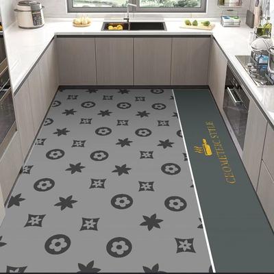 Modern Simple Kitchen Floor Mat, Dirt-Resistant, Water-Absorbing And Oil-Absorbing, Easy To Take Care Of, Foot Mat, Household Non-Slip, Covered With