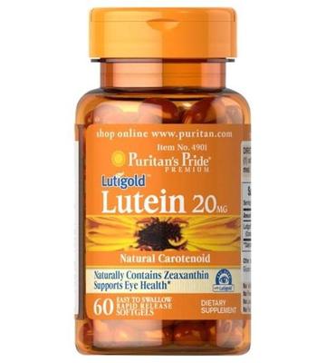 Lutein 20 mg mit Zeaxanthin, 60 Kapseln