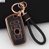 TPU Car Key Case Cover Protector Shell Fob Keychain For BMW 1 3 5 7 Series X1 X3 X4 X5 F10 F15 F16 F20 F30 F18 F25 M3 M4 E34