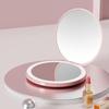 Compact 3x Magnification LED Makeup Mirror with Fill Light