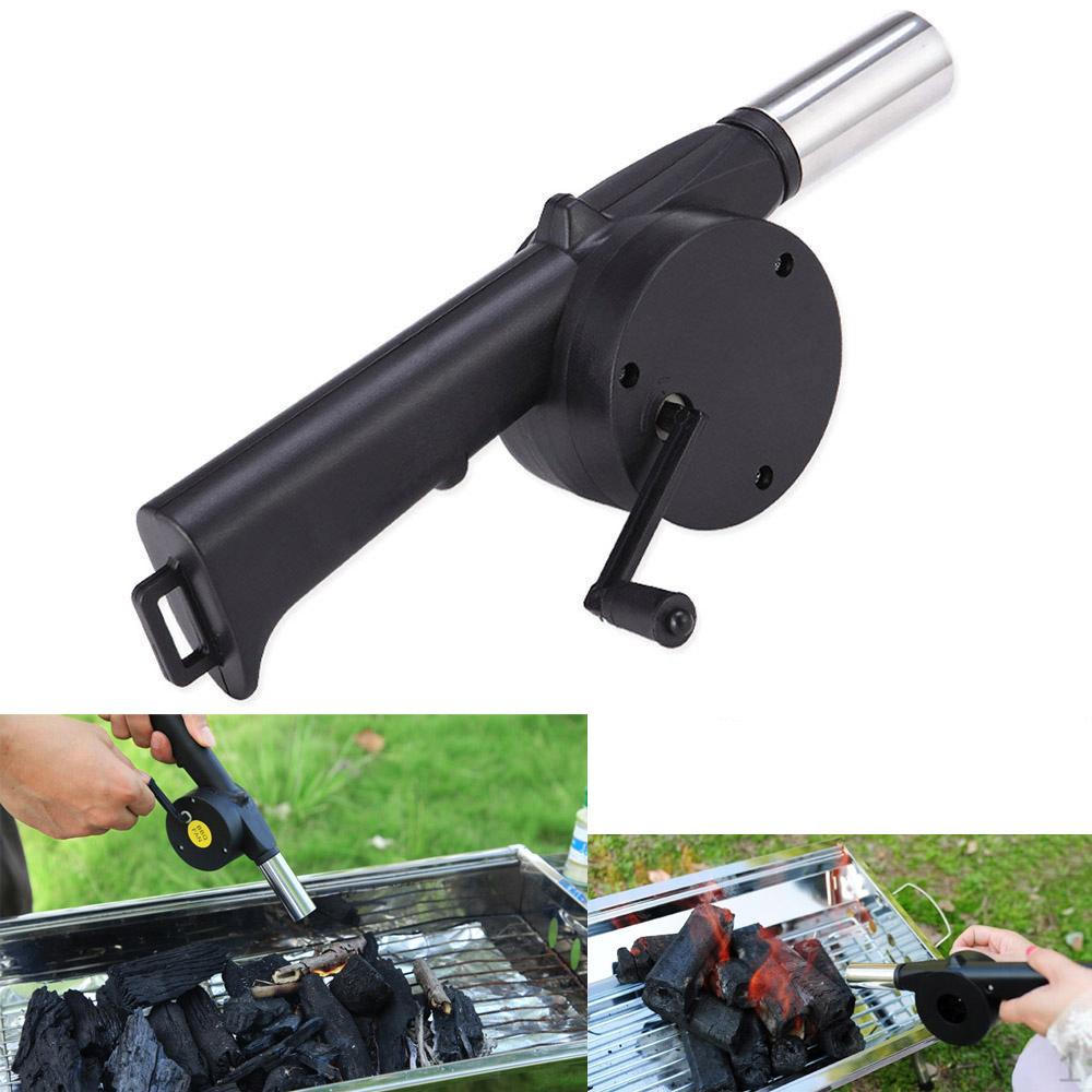 Outdoor Hand Crank Barbecue fan Blower Cooking BBQ Briquets Fire Bellows
