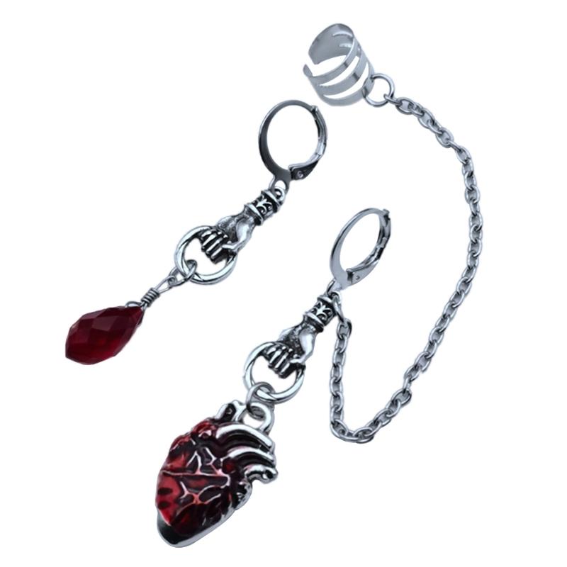 Серьги в форме сердца Висячие серьги Украшения Подарок Винтажные висячие серьги для женщин Подростков Мамы Подруги Девушки 1