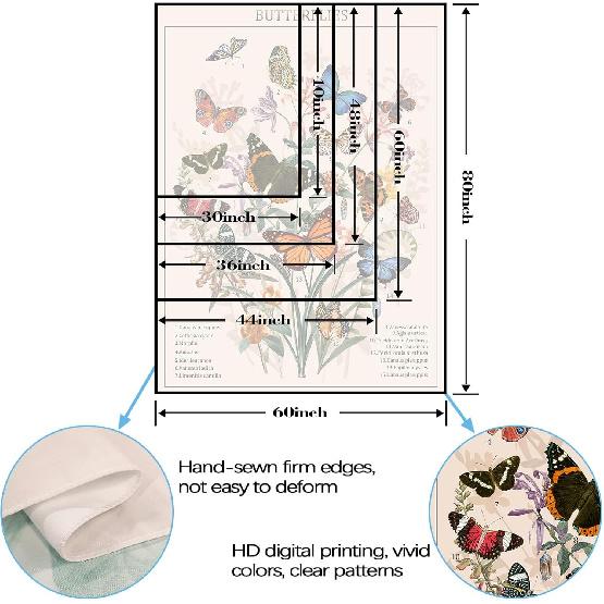 Zussun Butterfly Tapestry Vertical Vintage Floral Tapestries for Bedroom Aesthetic Flower Plant Tapestrys Wall Hanging Retro Beige Cute Colorful Art