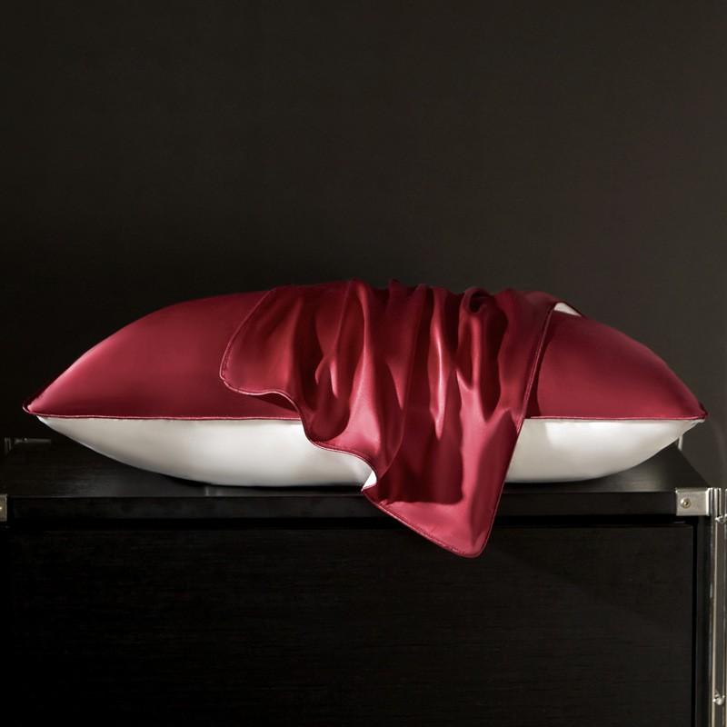 40mm 100% Pure Mulberry Silk Pillowcase 48x74cm Single Or Pair Anti-Mite Hypoallergenic Luxury Sleep Cover