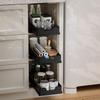 Kitchen Storage Rack Pull-out Kitchen Drawer Type Storage Tray Spice Box Storage Rack Cabinets Organizer