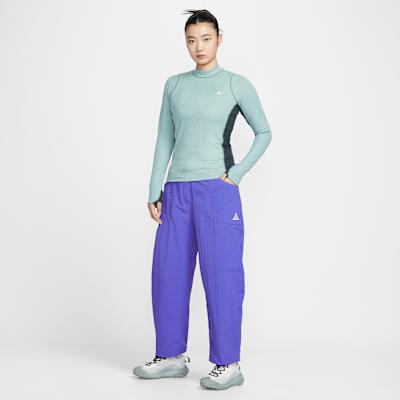Nike ACG Casual Pants Women's Cyan Stone Blue/Black/Mountain White