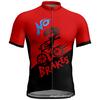 Close-fitting Tights, Cycling Clothes, Sports Tops, Shoulder Sleeves, T-shirts, Partial 3D Printing Men's Summer
