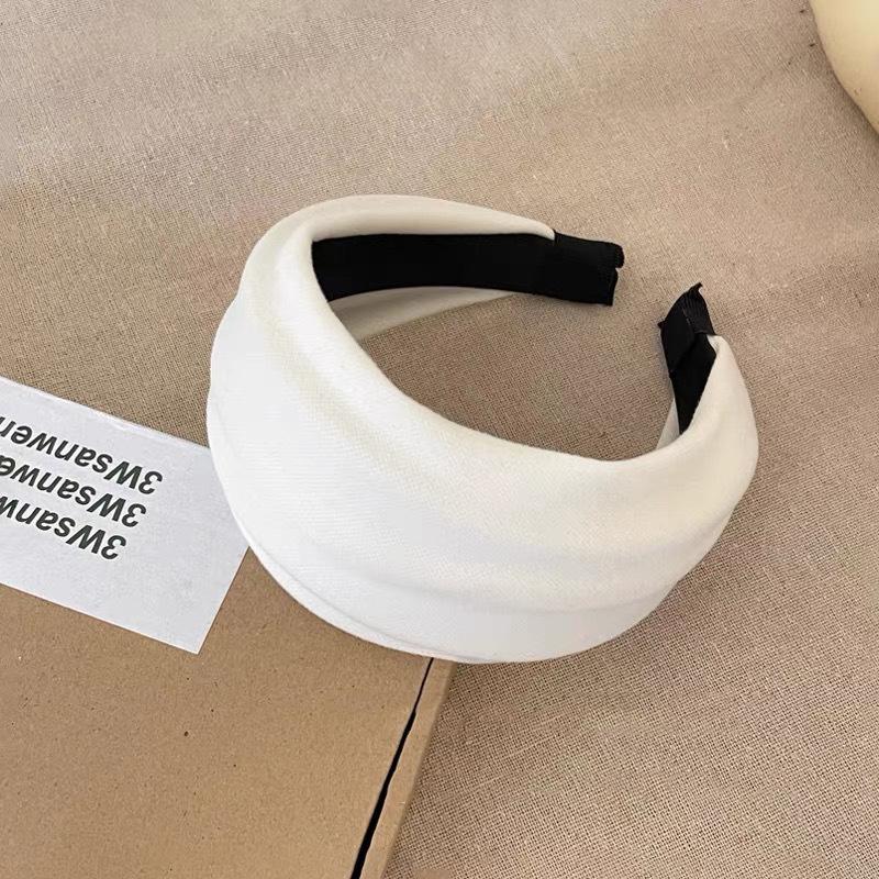 High-ceiling coffee-colored hair with wide edges, new style daily wear headband for women, pressed hair bundle, hairpin headgear