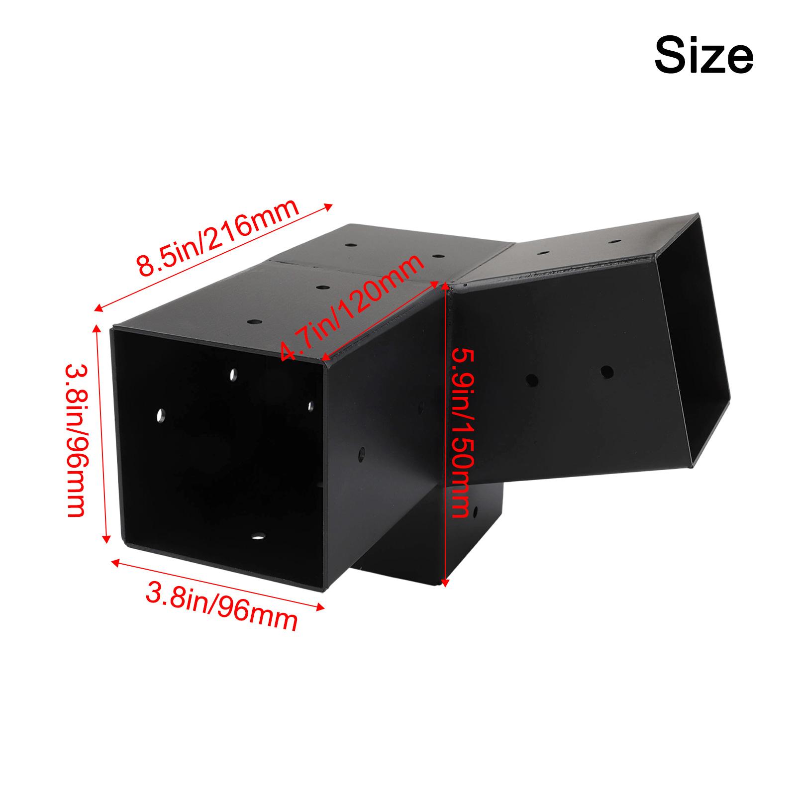 Slanted Roof Pergola Brackets Wall Mount