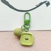 Creative Resin Keychain With Artificial Flowers Hearts Smile Faces Pendant For Personalised Jewelry Accessories