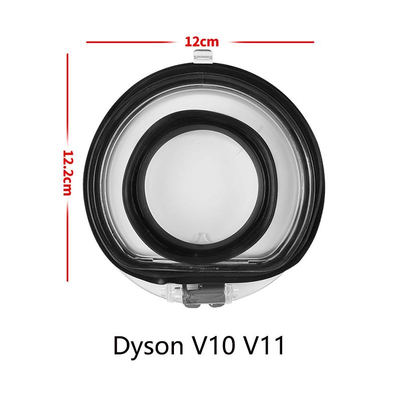 Dust Bin for Dyson V10 SV12 V11 V15 SV14 SV15 SV22 Vacuum Cleaner Parts Dust Bin Base Lid Top Fixed Sealing Ring Accessories