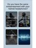 Y10-2X Bluetooth Helmet Intercom Headset, 500m Range, 2-Person Smart Voice Communication