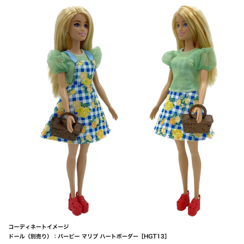 Mattel Barbie Fashion 2 Pack Flower Dress In the Movie Doll Vinyl Years Old and HJT33 Set/Appeared "Barbie"! ? [Dress-up Clothes] [Reusable Bag] [3
