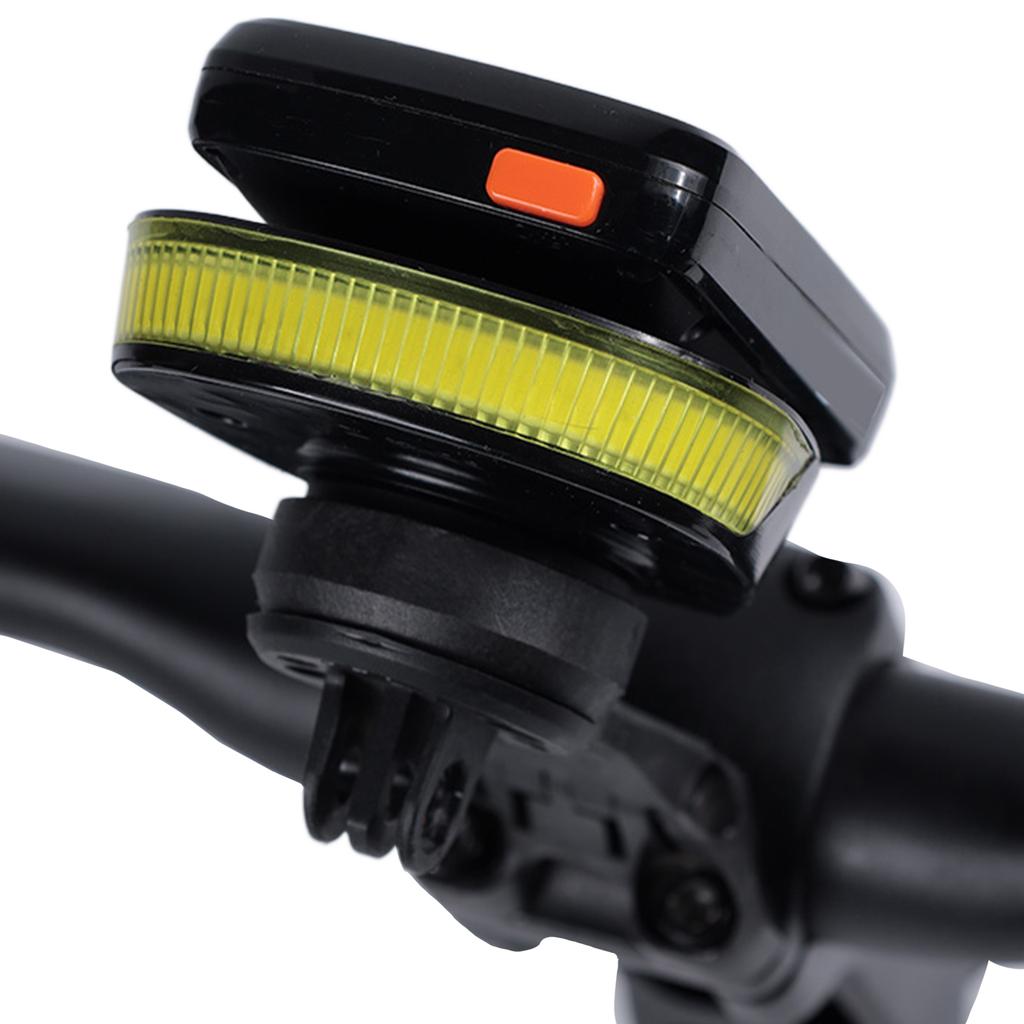Přední světlo na kolo s držákem na cyklopočítač 6 režimů Dobíjecí LED světlo na kolo pro noční i denní jízdu Vodotěsné IPX6