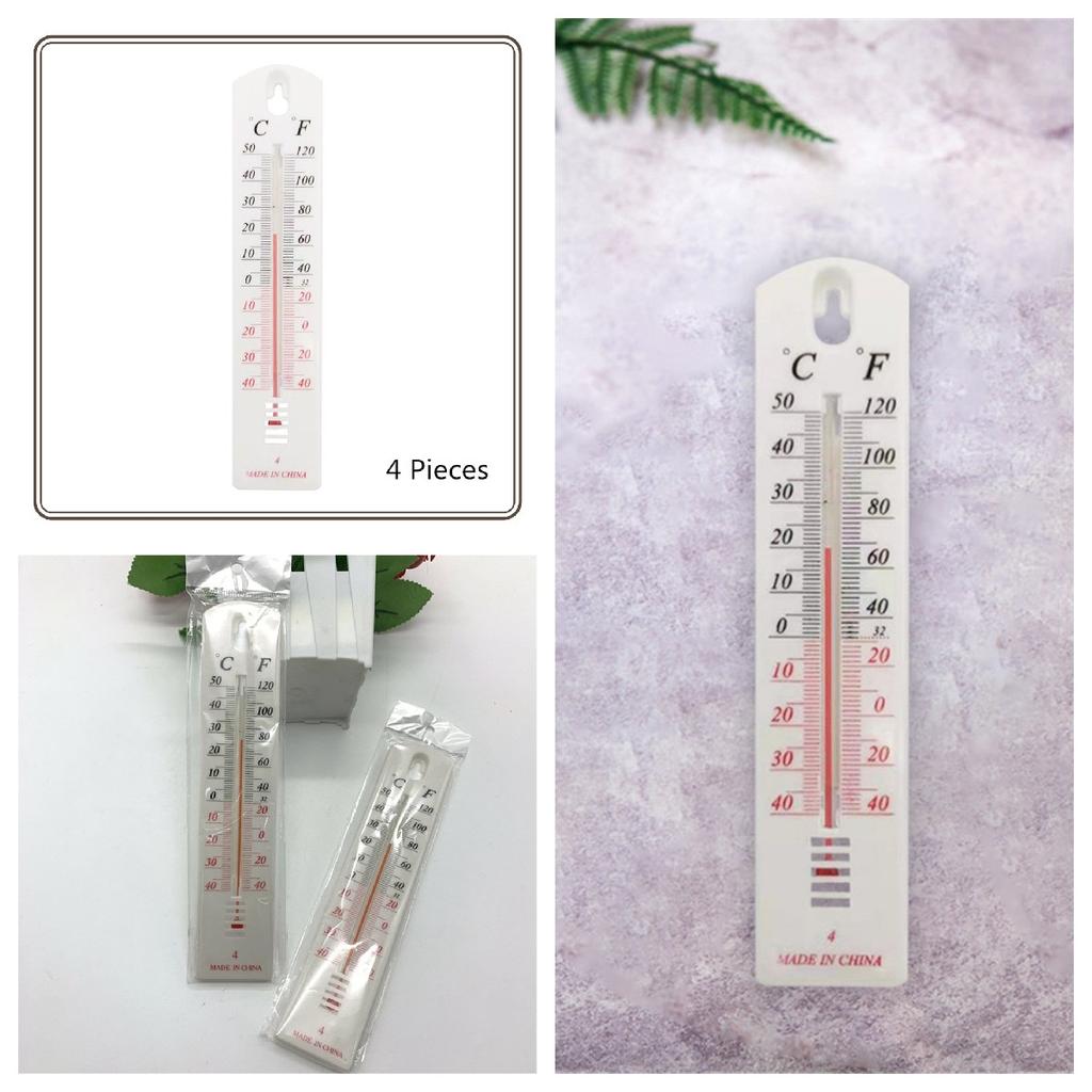 Durable 4Pcs Wall-mounted Thermometers Can Be Used In A Variety Of Places