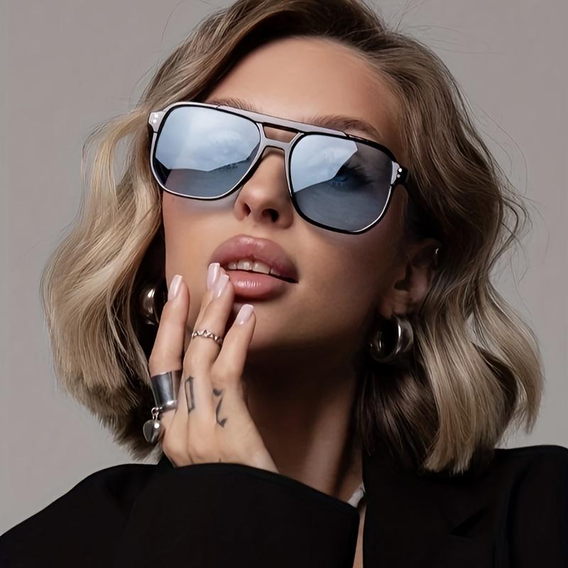 1/2pcs Fashion Oversize Sunglasses Women Square UV Resistant Sun Glasses Men Outdoor Driving Shades Eyewear