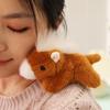 Soft Plush Refrigerator Stickers Stuffed New Year Mascot Mini Pony Fridge Magnet  Fridge Decoration