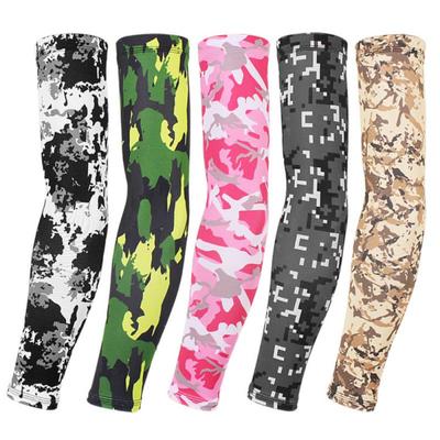 Eis Seide Sonnenschutz Ärmel Outdoor Reiten Angeln Armschutz Durchschnitt/Große Taktische Camouflage Armee Fan Arm