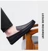 Breathable Slip-On Soft-Soled Casual Leather Shoes for Elderly Men 