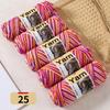 500g Gradient Dyed Colorful Yarn, Rainbow Yarn with Multiple Colors,