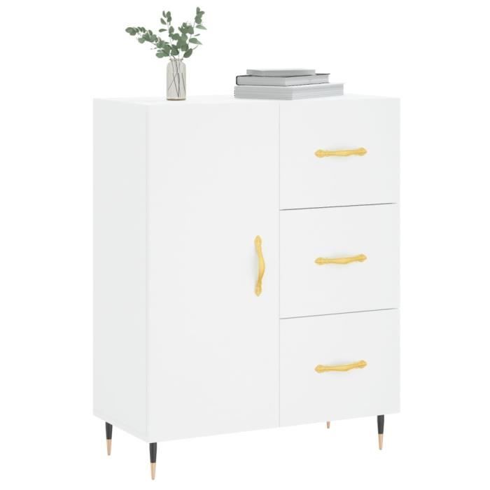 VidaXL Buffet White 69.5x34x90 Cm Engineered Wood 827892