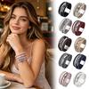 Dames Gevlochten Armband Meerlaags Boheems Kunstleer Touw Zeester Schelp Decoratie Veilige Sluiting Polsband Pols Accessoire