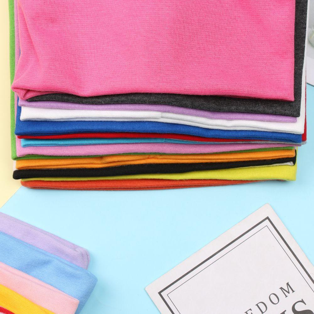 Cute Solid Color Woollen Cotton Winter Warm Beanies Knitted Caps Kids Slouchy Hat Baby Head Cover