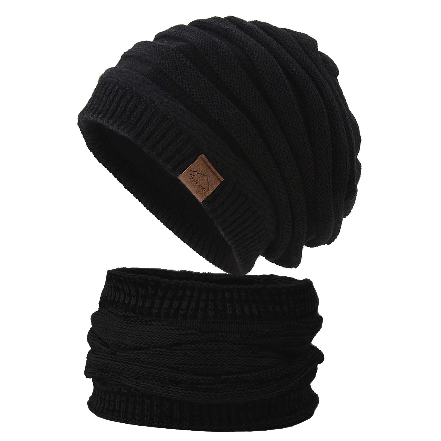 

Вязаная шапка и шарф PALAME для защиты от зимних холодов Флис Максимальный холод и красивая вязаная шапка и Ветрозащитная для меньшей Идеально подходит для и