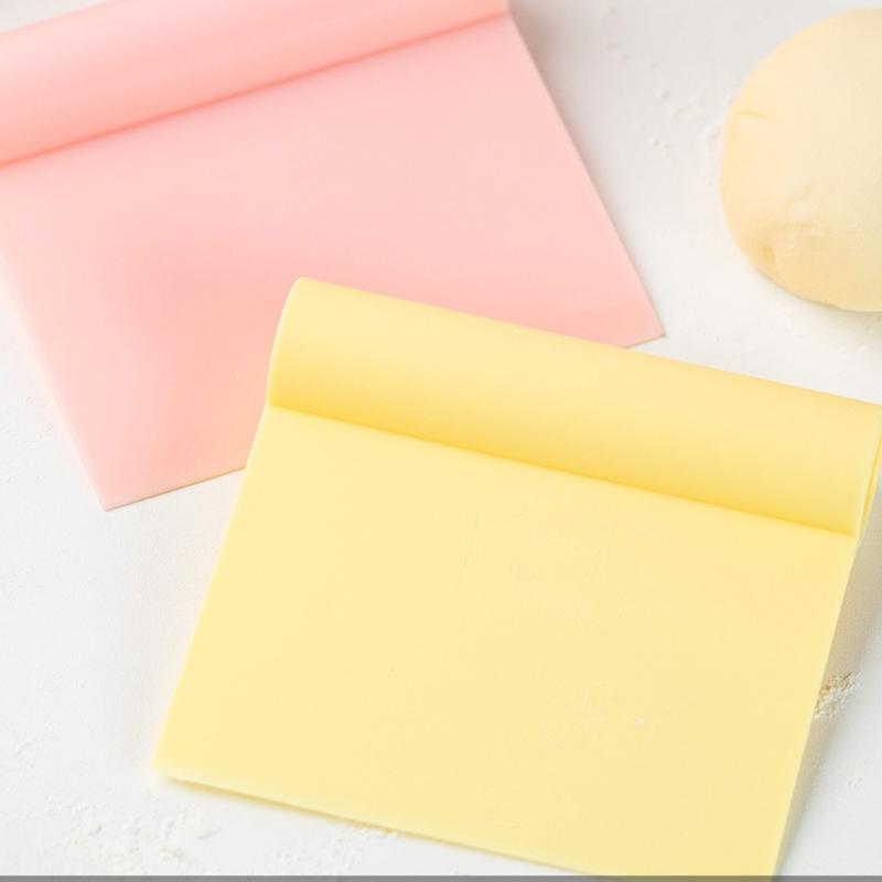 Assorted Color Plastic Pastry Scrapers Safe Edges Dishwasher Safe Colorful Kitchens Dough Tool For Home Cooking