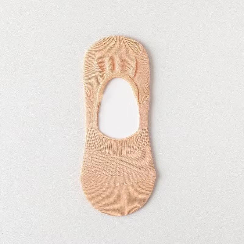 

Невидимые хлопковые носки-лодочки с сетчатым дизайном и силиконовым противоскользящим покрытием, доступны в нескольких цветах 5pairs розовый