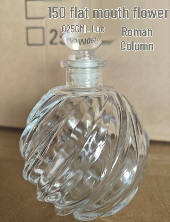 150ml Transparent Mini Glass Bottle for Liquor, Cold Brew Coffee, Fruit Wine, and Dispensing, with Sealed Two Ounce Capacity