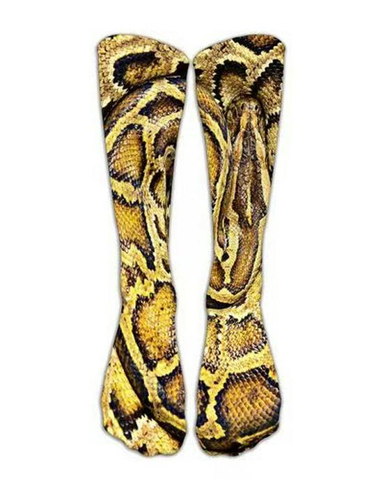 3D Animal Paw Mid-Calf Socks - Cartoon Print, Fun Hoof Design for Adults, Cat & Dog Styles