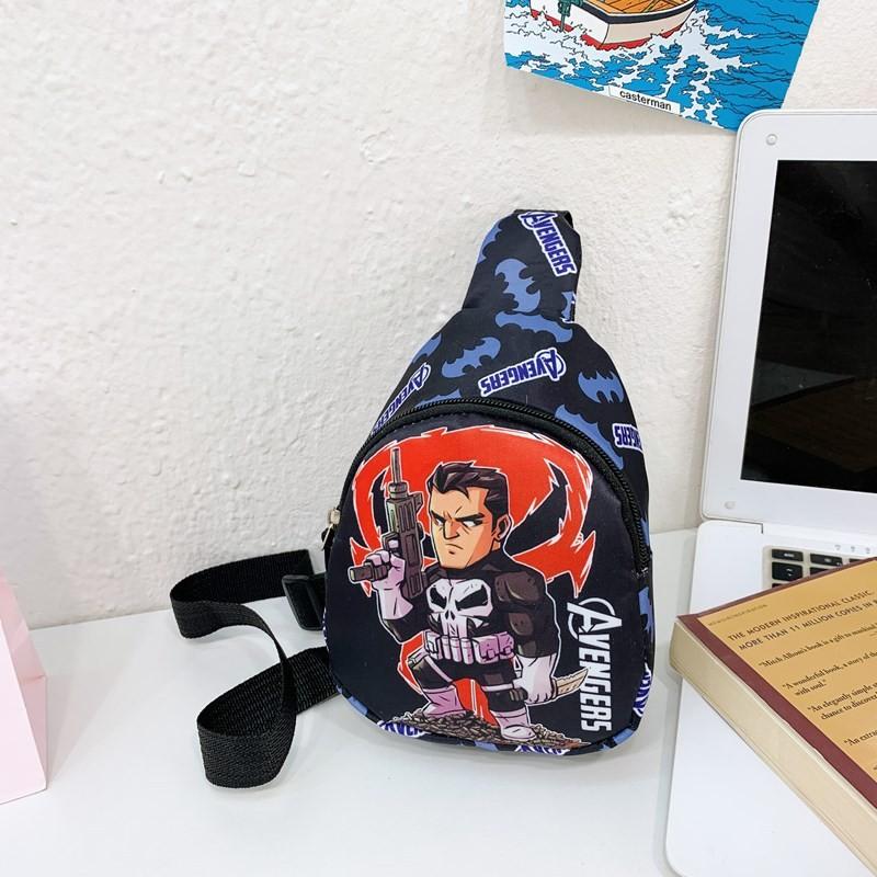 Avengers Spider Man Kids Chest Bag With Polyester Lining And Breathable Durable Design For Preschool Children