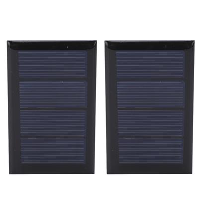 2Pcs 2V 210mA Mini Solar Panel Polysilicon Solar Power Board 80x50mm for DIY Project
