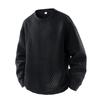 Men's Trendy Jacquard Hoodie: Spring/Autumn Long Sleeve Loose Fit Pullover