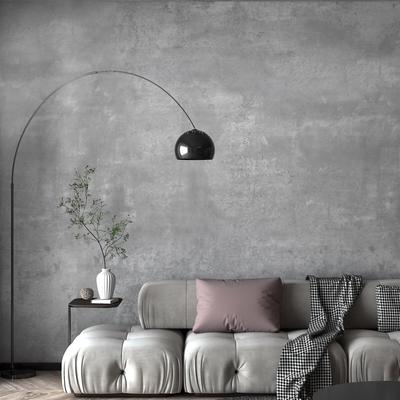 TOTIO Wallpaper Concrete Remake Sheet Gray Modern Industrial Style Removable Wallpaper Sticker Stylish Thick 60CM X 9M Waterproof Floor Sheet Vinyl
