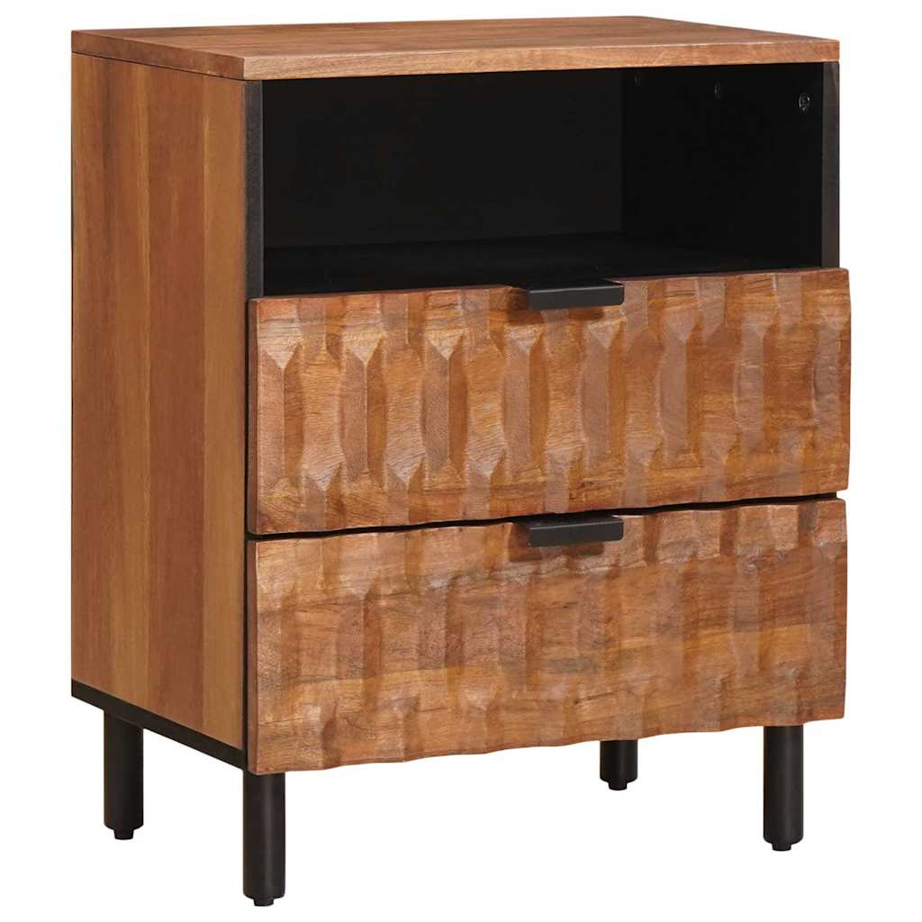 Nightstand Brown 50 x 33 x 62 cm Solid Mango Wood