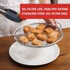 Stainless Steel Steaming Oil Draining Steaming Vegetable Cooking Mesh Frying Tempura Vegetable Draining Tabletop 22cm Basket, Plate, Basket, Basket,