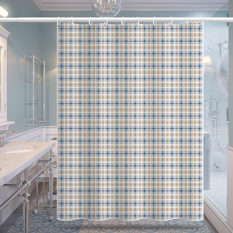 Perdea de duș îngroșată, rezistentă la apă, rezistentă la mucegai, Perdeau despărțitor de duș.